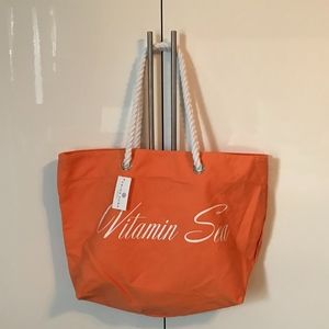Trina Turk Orange Beach Tote